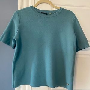 Tahari short sleeve sweater